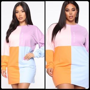 Special Edition Tunic Sweatshirt- Multi Color Size XL